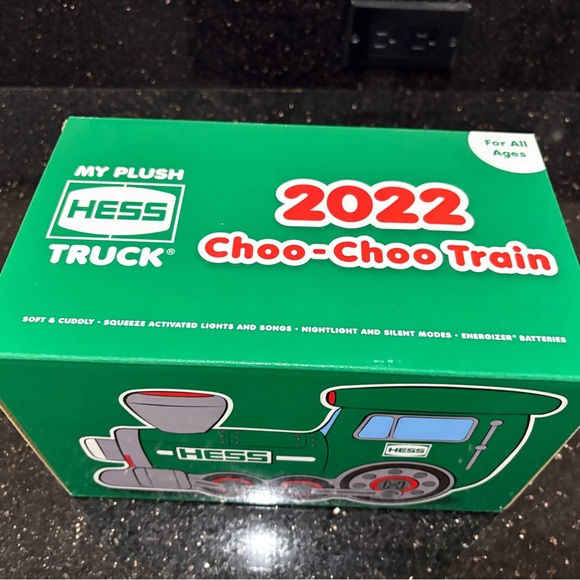 NWT 2022 Hess collectible My Plush Choo-Choo Train   Lights and songs - Picture 1 of 8